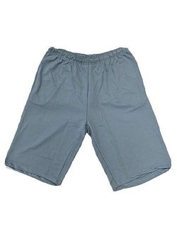 Republic Blue Men's Casual Cotton Elastic Active Jogger Gym Shorts with Pockets