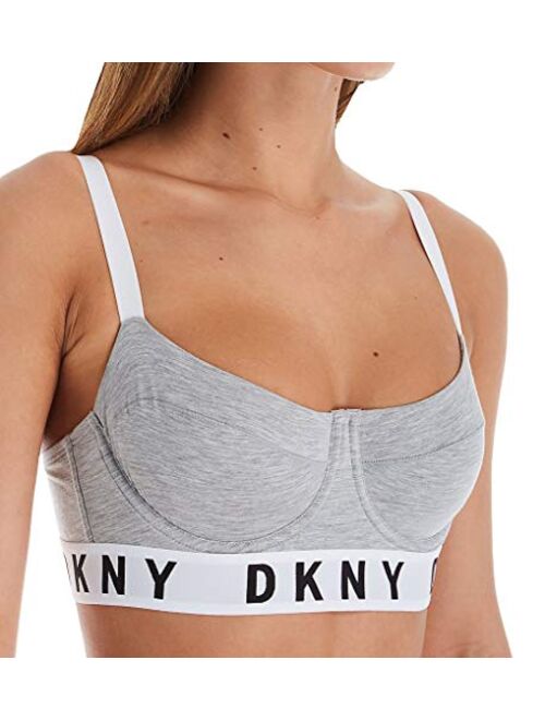 DKNY Women's Cozy Boyfriend Underwire Bra Top