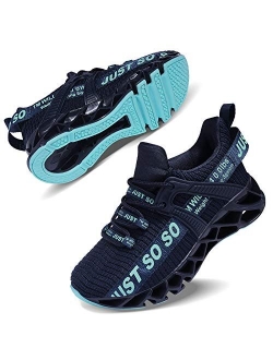 Boys Girls Sneakers Kids Running Sports Athletic Non-Slip Shoes for Little Kids/Big Kids