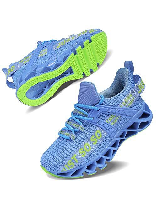 COKAFIL Boys Girls Sneakers Kids Running Sports Athletic Non-Slip Shoes for Little Kids/Big Kids