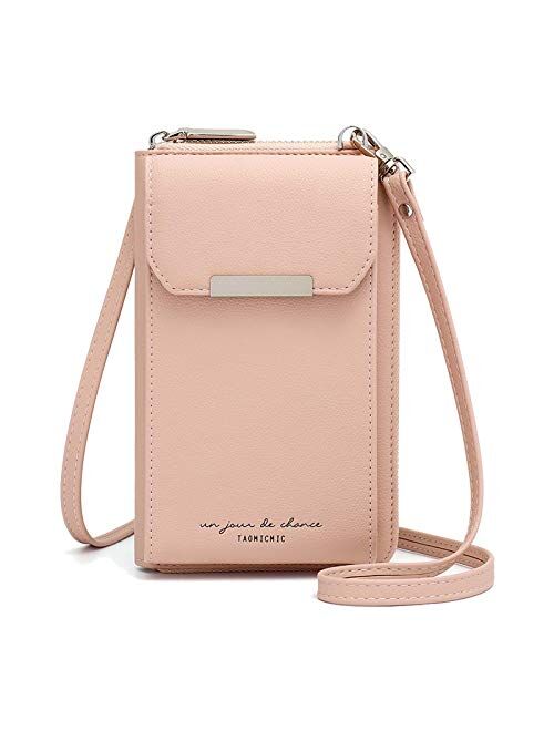 Aeeque Small Crossbody Bags for Women Cell Phone Purse Credit Card Holder Wallet