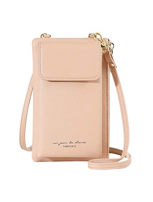 Aeeque Small Crossbody Bags for Women Cell Phone Purse Credit Card Holder Wallet