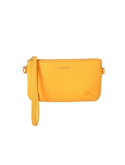 Women's Wristlet Wallet Leather Clutch Handbag Crossbody Phone Bag Purse
