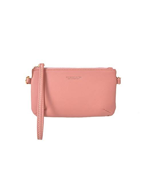 Aeeque Women's Wristlet Wallet Leather Clutch Handbag Crossbody Phone Bag Purse