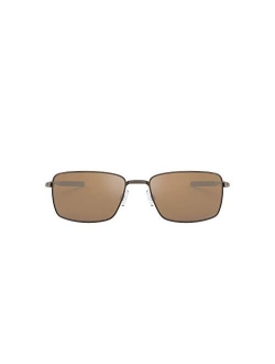 Men's Oo4075 Wire Metal Rectangular Sunglasses