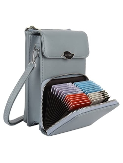 Small Crossbody Bags for Women Cell Phone Purse Zipper Credit Card Wallet