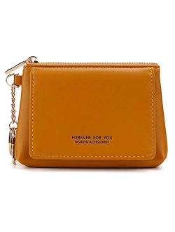 Womens Coin Purses Credit Card ID Holder Organizer Keychain Wallet Case