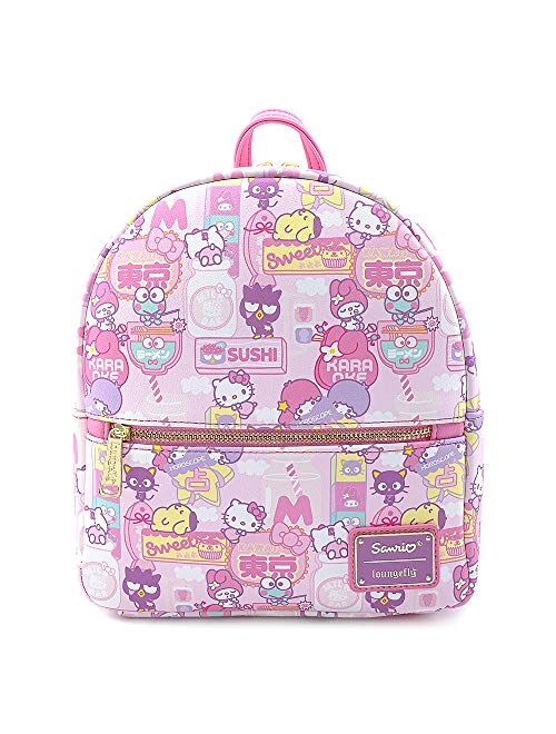 Loungefly X Sanrio Hello Kitty Kawaii Convertible Mini Backpack