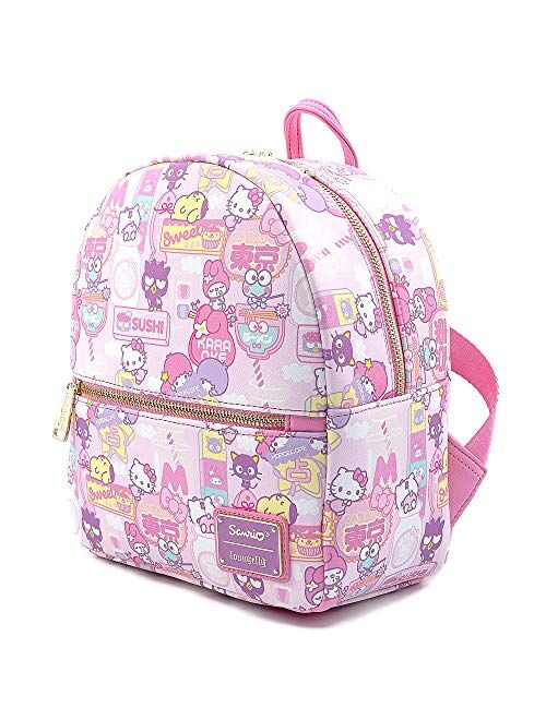 Loungefly X Sanrio Hello Kitty Kawaii Convertible Mini Backpack