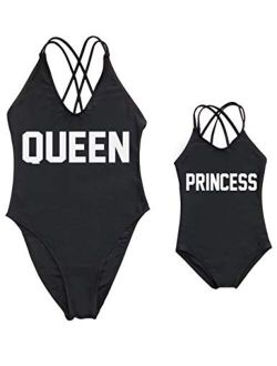 Two Piece Family Matching Swimsuit Parent-Child Mother Daughter