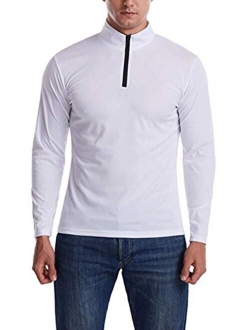 Men's Cotton Lightweight Quarter Zip Shirt