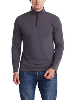 Men's Cotton Lightweight Quarter Zip Shirt