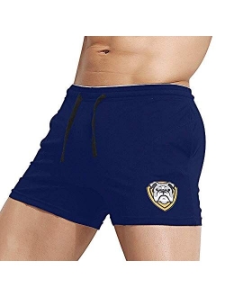 Men's Gym Running Workout Shorts with Pockets Lounge Sleep Bottoms