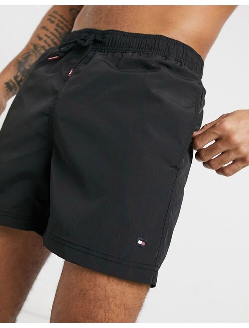 Tommy Hilfiger swim trunks with small logo in black