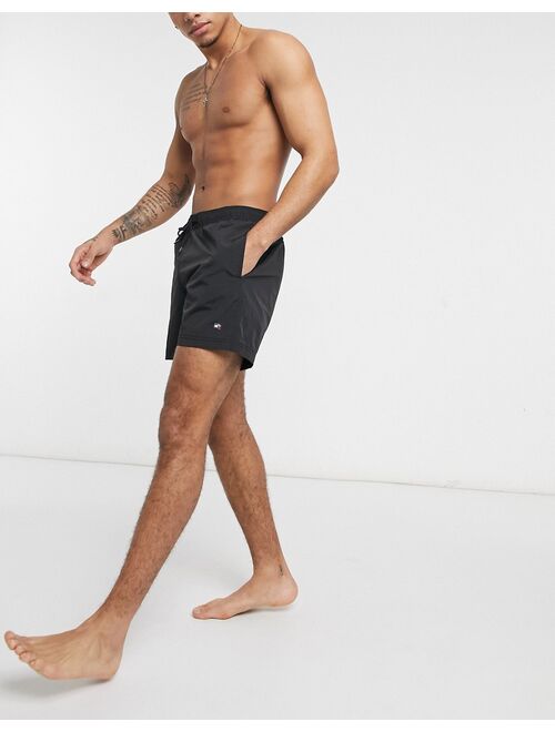 Tommy Hilfiger swim trunks with small logo in black