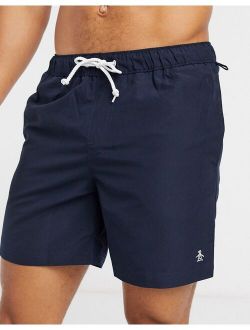 Original Penguin new daddy swim shorts in dark sapphire