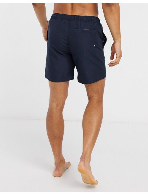 Original Penguin new daddy swim shorts in dark sapphire