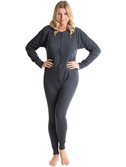 Octave 12 Pack Womens Thermal Underwear All in One Union Suit/Thermal Body Suit