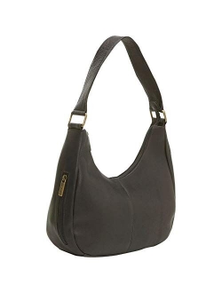 Le Donne Leather Handcrafted Classic Hobo Women’s Handbag, 12.5” x 10” x 4.5”