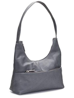 Le Donne Top Zip Hobo Handbag