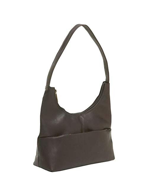 Le Donne Top Zip Hobo Handbag