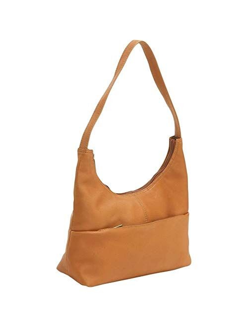 Le Donne Top Zip Hobo Handbag