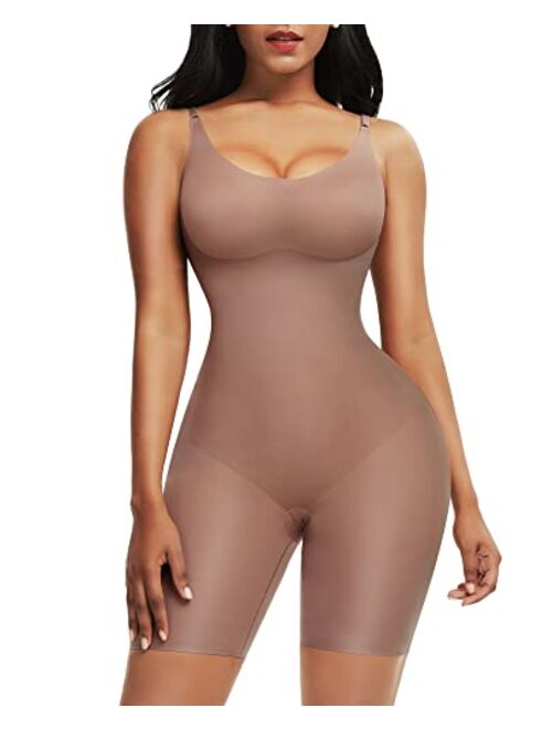 FeelinGirl Shapewear Bodysuit for Women Full Body Shaper Tummy Control Butt Lifter Fajas Comfortable