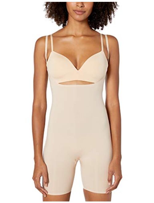 Wacoal Women's Beyond Naked Cotton Shapwear Open Bust Thigh Shaper