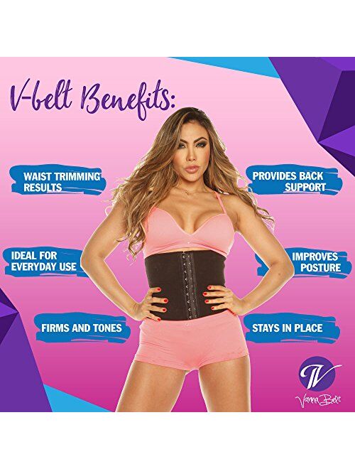 Vanna Belt: V-Belt 2.0 Waist Trainer - Long Torso - Flexi-boning Technology