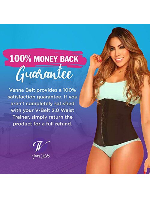 Vanna Belt: V-Belt 2.0 Waist Trainer - Long Torso - Flexi-boning Technology