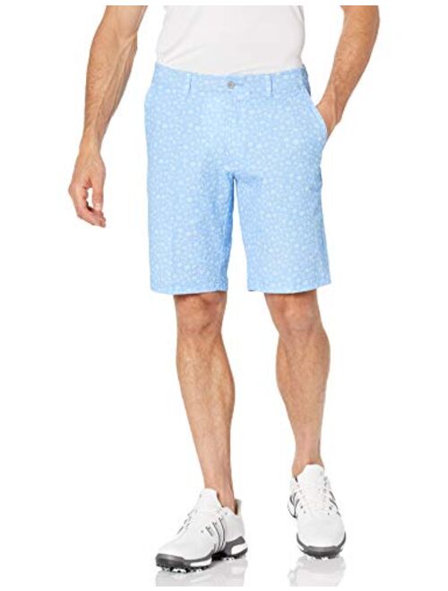 Jack Nicklaus Men's Flat Front Printed Golf Short with Active Waistband