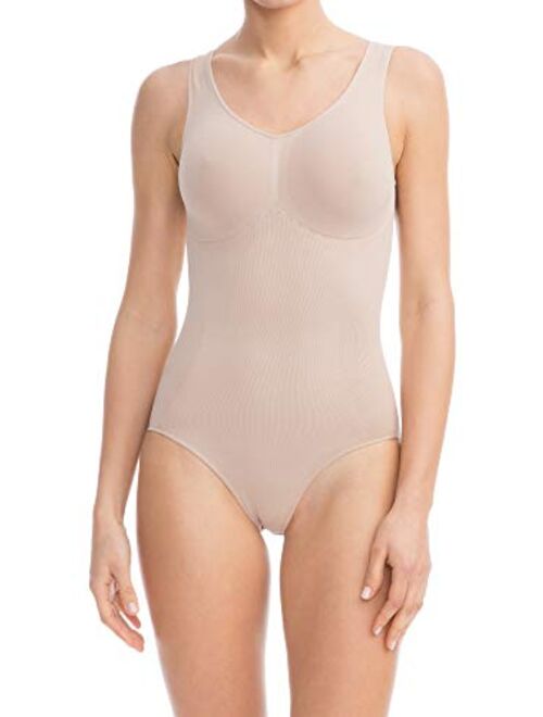 Farmacell Shape 608 Women's Shaping Control Body Shaper with Flat Belly and Push-up Effect, 100% Made in Italy