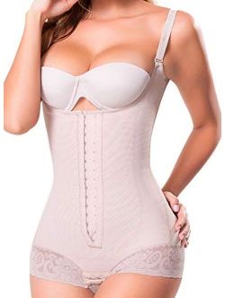 Fajitex Fajas Colombianas Reductoras y Moldeadoras High Compression Garments After Liposuction Full Bodysuit 022770 037770