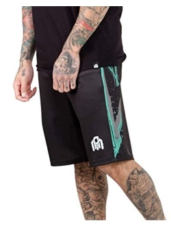 INTO THE AM Men's Athletic Shorts - Summer Shorts for Festivals, Gym, Everyday