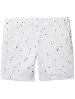 Men's Big and Tall Saltwater 9.5" Stretch Printed Short