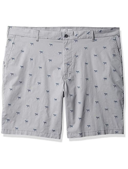 Men's Big and Tall Saltwater 9.5" Stretch Printed Short