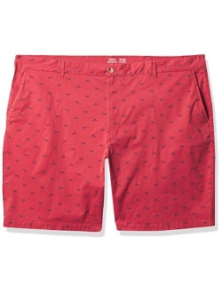 Men's Big and Tall Saltwater 9.5" Stretch Printed Short