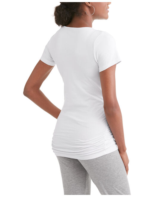 Oh! Mamma Maternity Scoop Neck Tee 2 Pack - Available in Plus Sizes