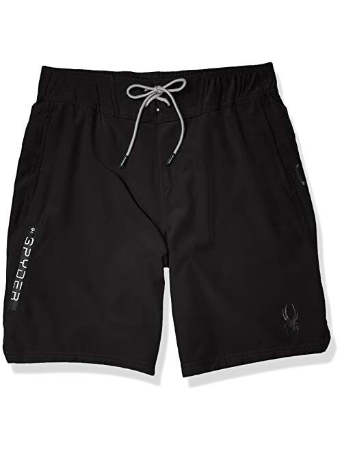 Spyder Men's 9" Sport Side Logo Hybrid Board Short