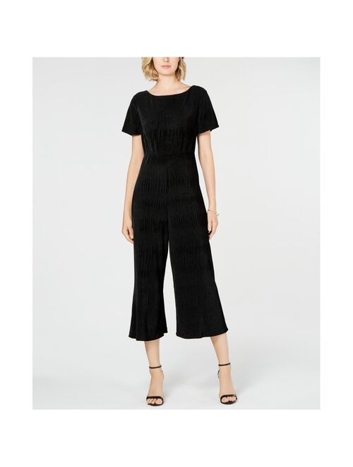 French Connection Womens Sarrelle Lace Back Jumpsuit