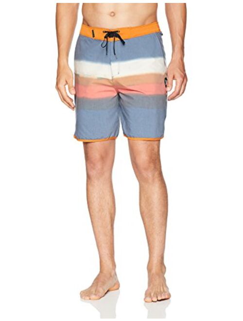 Hurley Men's Printed Stretch 18" Scallop Hem Boardshort Swim Short