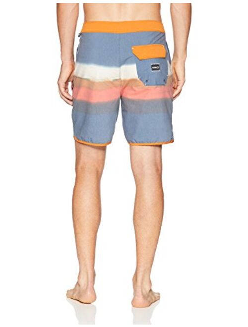 Hurley Men's Printed Stretch 18" Scallop Hem Boardshort Swim Short