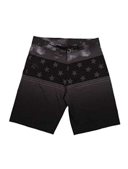 Burnside B9371 - Camo-Diamond Dobby Board Shorts