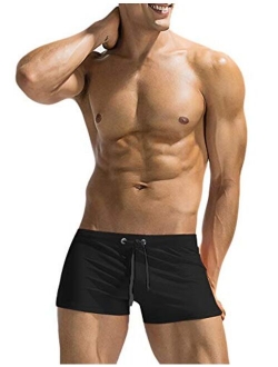 Men's Swim Trunk Swimwear Bathing Suit Board Short with Zipper Pocket