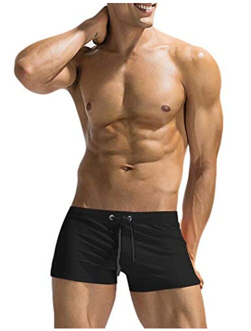 COOFANDY Men's Swim Trunk Swimwear Bathing Suit Board Short with Zipper Pocket