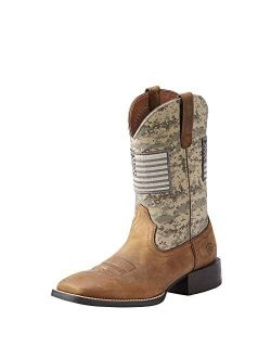 Sport Patriot Western Boot Mens Leather, Square Toe Western Boots