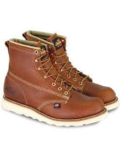 Men's American Heritage 6" Tobacco Plain Toe, MAXWear Wedge Non-Safety Toe Boot