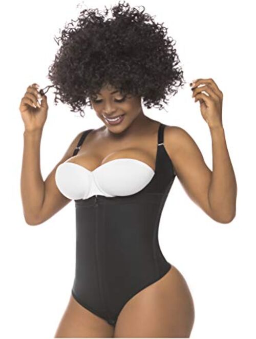 Salome 0351 Fajas Reductoras y Moldeadoras Colombianas Bodysuit Thong Shapewear for Women