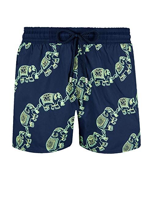 Vilebrequin Men's Moorise Swim Trunks, Navy