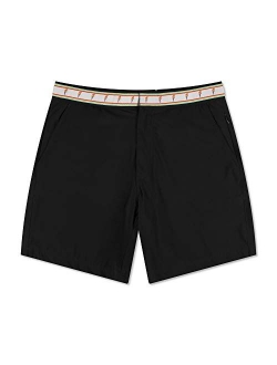 OKAICOS Men's Swim Trunks - Performance Stretch Board Short with Mesh Lining, Drawstring Swimwear